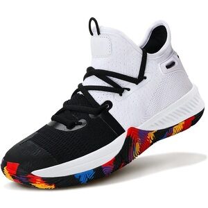 Ashion Kids' Multicolor Basketball Sneakers